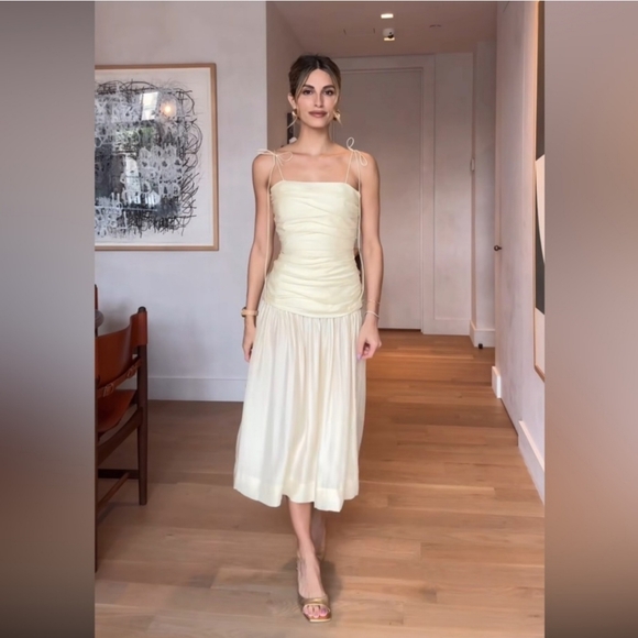 Zara Dresses & Skirts - Zara Draped Midi Dress